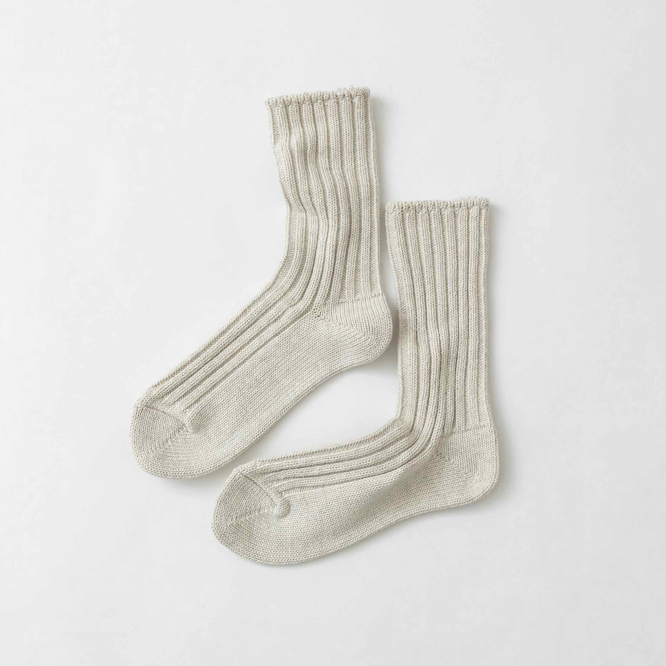 Off white crew socks