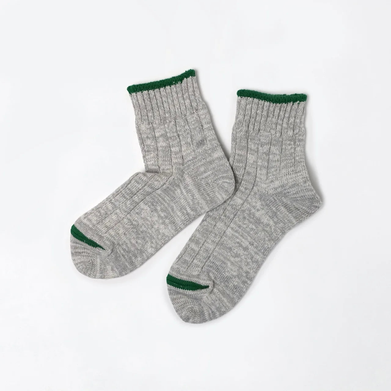 Linen quarter socks grey
