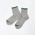 Linen quarter socks grey